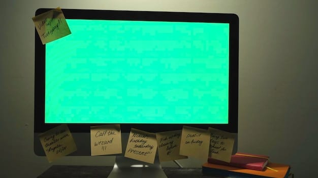A close-up shot of a computer screen displaying a screenplay with highlighted sections representing AI-suggested edits. The screen is reflected in the glasses of a screenwriter who is looking at it with a thoughtful expression.
