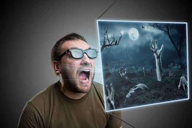 A split screen showing stills from a recent popular horror film and a critically acclaimed animated movie, highlighting the diversity of successful genres.