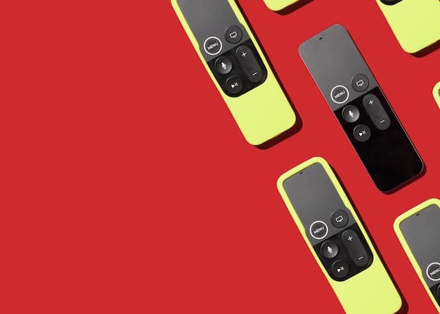 A close-up shot of various streaming device remotes (Roku, Amazon Fire TV, Apple TV) laid out side by side. The image highlights the different button layouts and designs, emphasizing the diversity of streaming device interfaces.