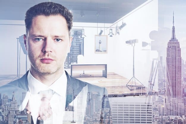 A split image showcasing headshots of potential new anchors for CNN's prime-time lineup, set against a backdrop of the CNN headquarters.