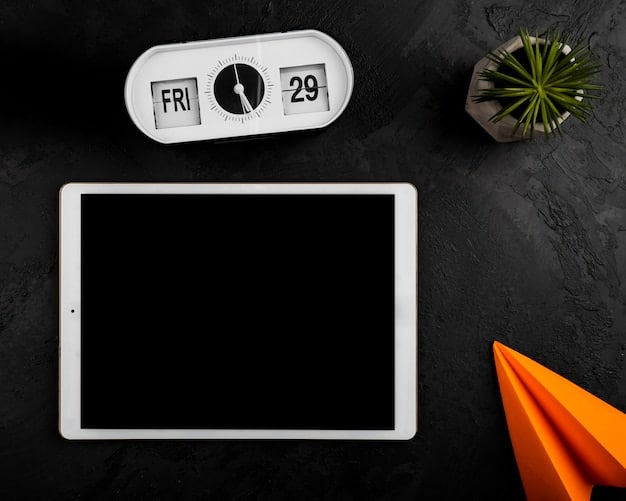 A tablet displaying a countdown timer for a streaming service free trial, symbolizing the limited-time offer.