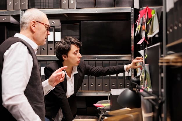 A producer in a production control room, reviewing footage on a monitor with a concerned expression, surrounded by technical equipment and staff.