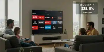 2026 Guide to Cord-Cutting: Save Over $100 with Top 5 Streaming Bundles Family enjoying diverse content on a smart TV, symbolizing cord-cutting savings with streaming bundles in 2026.