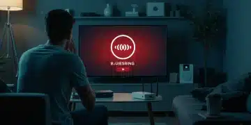 Frustrated user troubleshooting streaming issues on smart TV 2026