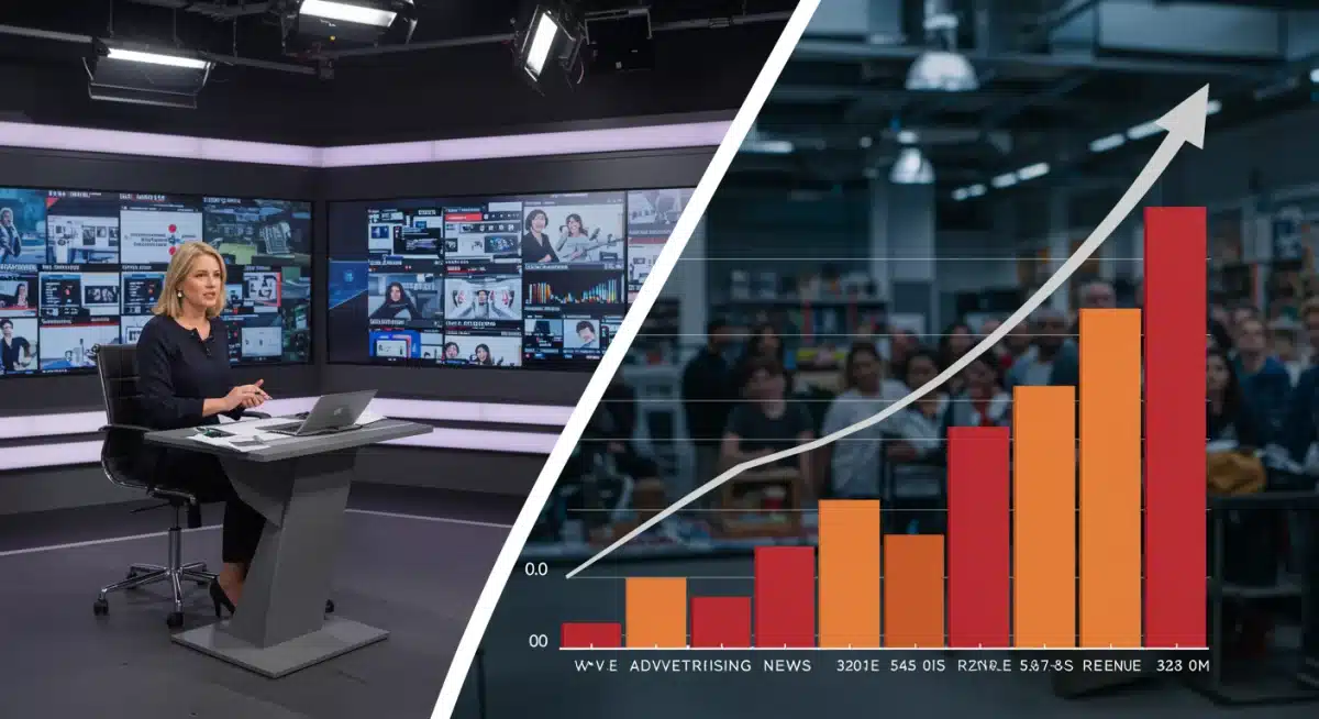 Increased ad revenue impacting news production quality and journalistic standards.