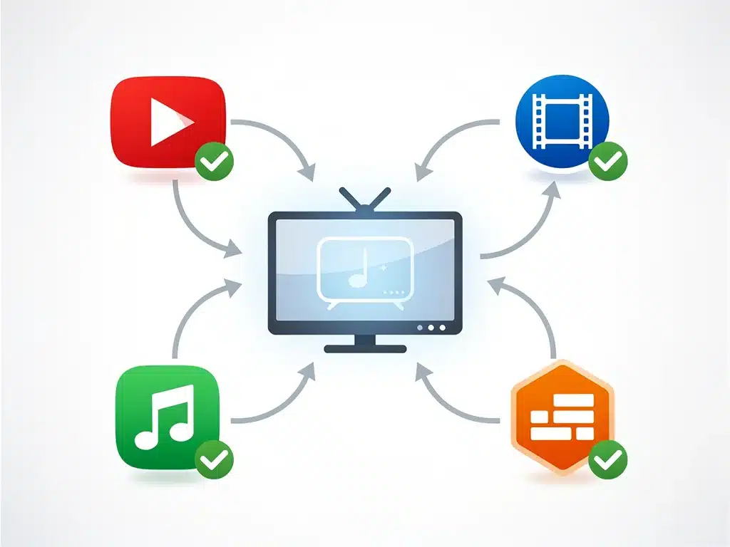 Simplified setup guide for Smart TV universal search