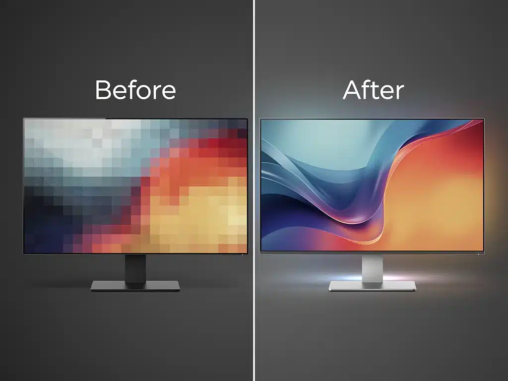 Comparison of clear and pixelated streaming video quality